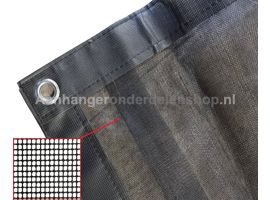 Ladingnet Fijnmazig 435x215 cm zwart pvc