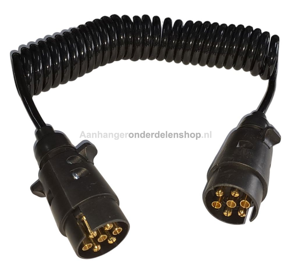 Menbers Spiraalkabel 24V - ABS - 4,5m - 2x6 3x1,5mm²